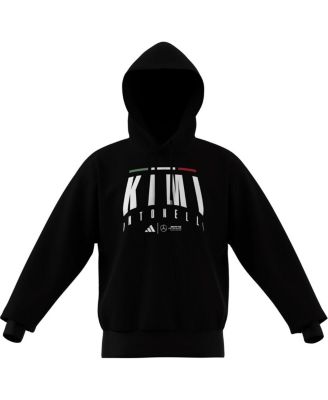 Мужская толстовка-пуловер Kimi Antonelli черного цвета от гонщика команды Mercedes-AMG Petronas F1 Team от Adidas.