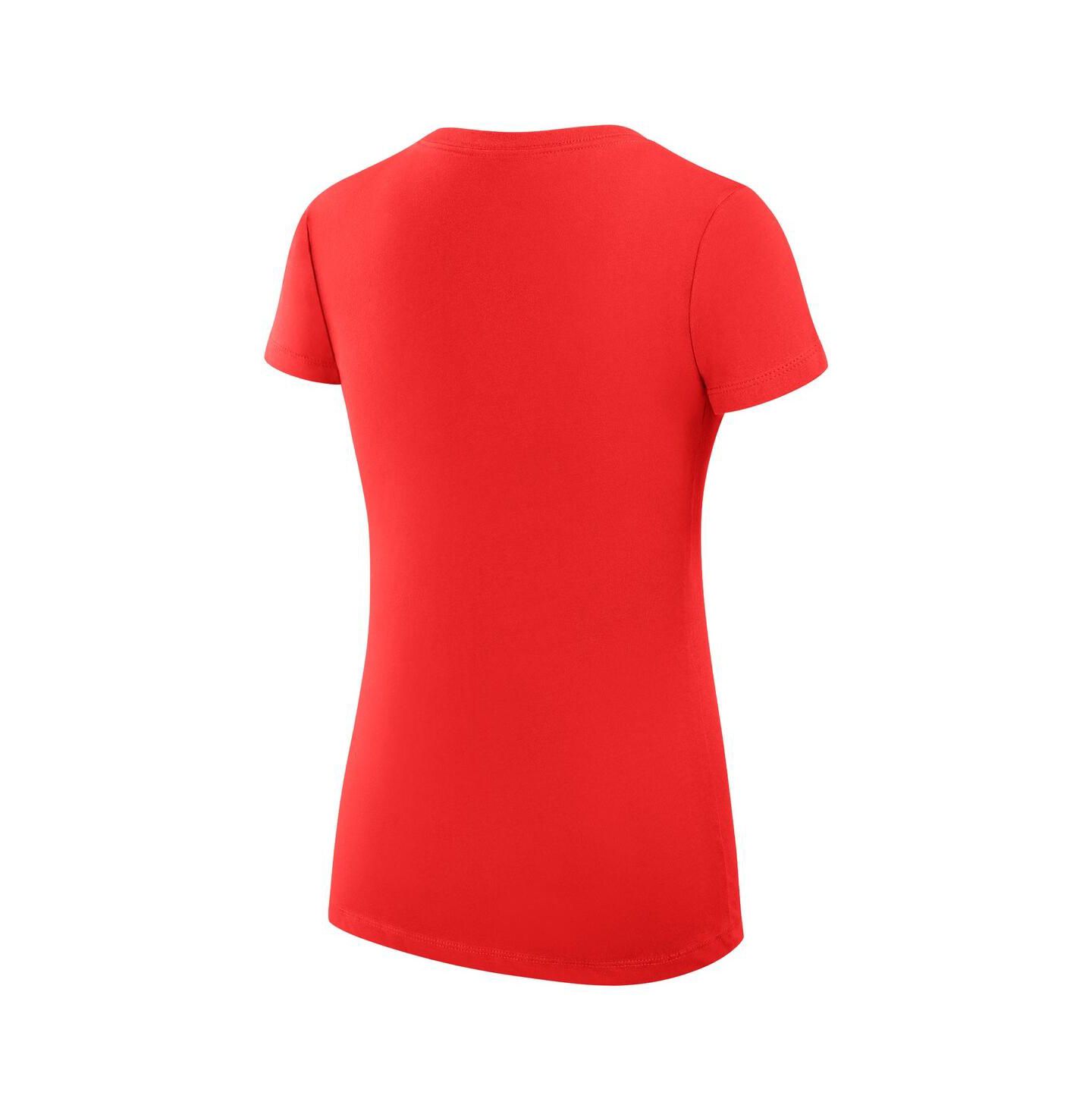 Женская футболка G-III 4Her by Carl Banks Red Florida Panthers Team Logo Graphic V-Neck Fitted — фото 3