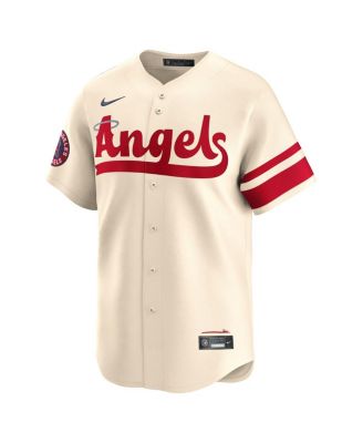 Мужская кремовая майка Nike Los Angeles Angels City Connect Limited