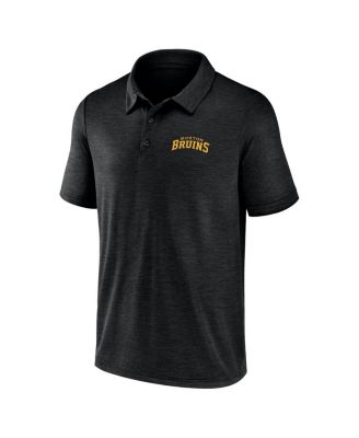 Men's Black Boston Bruins Unstoppable Polo Shirt