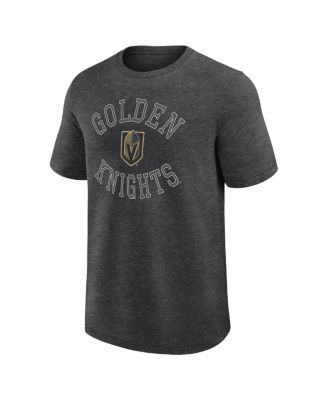 Спортивная мужская футболка с логотипом Heather Charcoal Vegas Golden Knights Success
