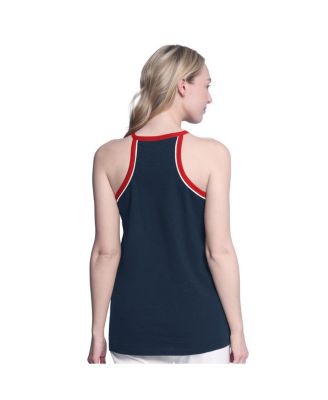 Women's&nbsp;Navy Minnesota Twins Curveball Racerback Tank Top