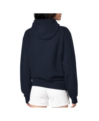 Women's&nbsp;Navy Boston Red Sox Heart Graphic Pullover Hoodie