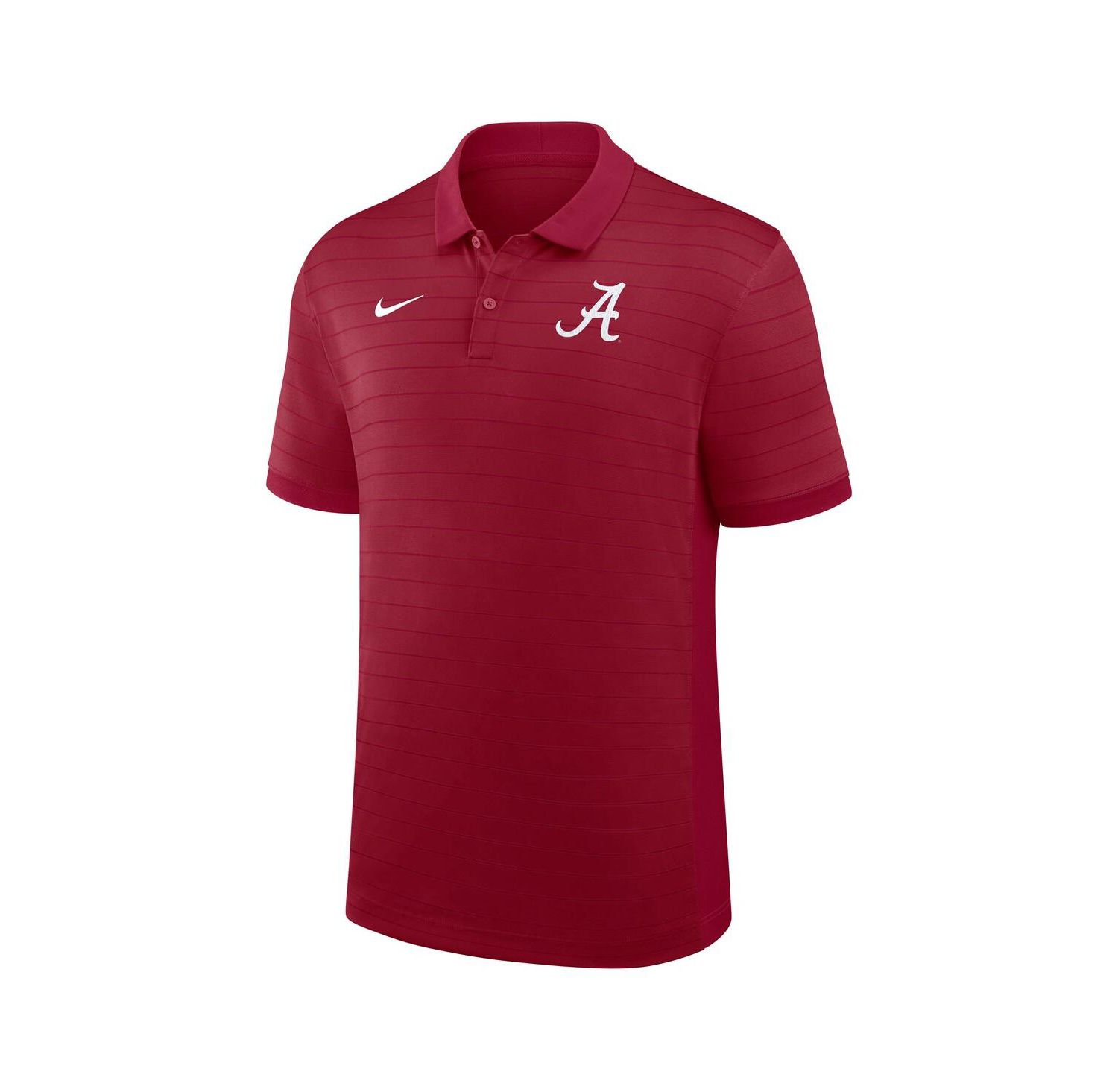 Men's Crimson Alabama Crimson Tide 2025 Early Season Coaches Sideline Victory Stripe Performance Polo Shirt