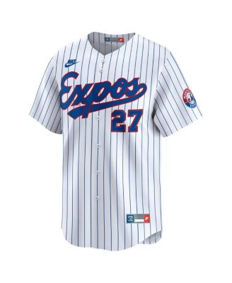 Мужская футболка Nike Vladimir Guerrero White Montreal Expo из лимитированной коллекции Cooperstown с возвратом к прошлому