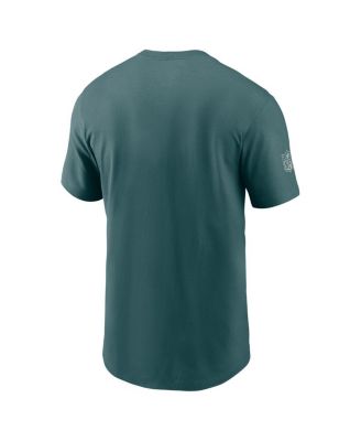 Men's Midnight Green Philadelphia Eagles Sideline Performance T-Shirt