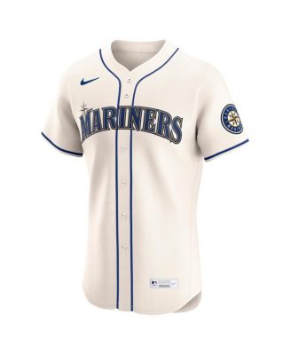 Мужская кремовая майка Nike Seattle Mariners Alternate Elite Jersey