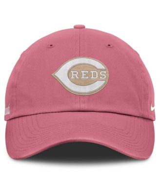 Мужская и женская кепка Nike Pink Cincinnati Reds Club с регулируемой посадкой