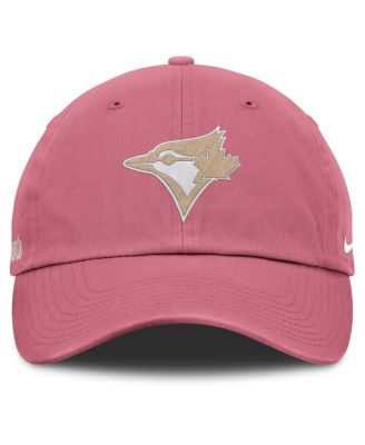 Мужская и женская розовая кепка Nike Toronto Blue Jays Club с регулируемой посадкой