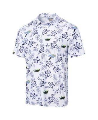 Мужская белая рубашка поло Performance из коллекции Tampa Bay Rays Cooperstown от Reyn Spooner