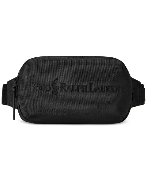Мужская сумка Polo Ralph Lauren Tonal Logo Waistpack, цвет: Чёрный