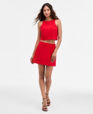 Azra Twill Double Breasted Top Azra Twill Mini Skirt