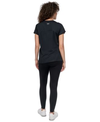DKNY Women's Tech Logo Raglan-Sleeve T-Shirt - Macy's