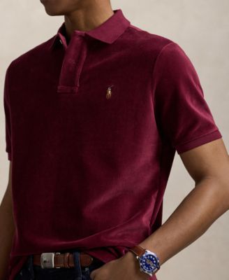 Men's Classic-Fit Knit Corduroy Polo Shirt