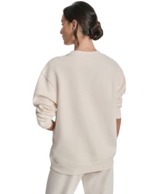 Women's Medallion-Logo Crewneck Sweatshirt