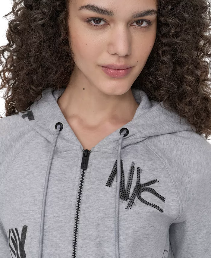 Women's Graffiti Logo Full-Zip Hoodie - thumbnail 4