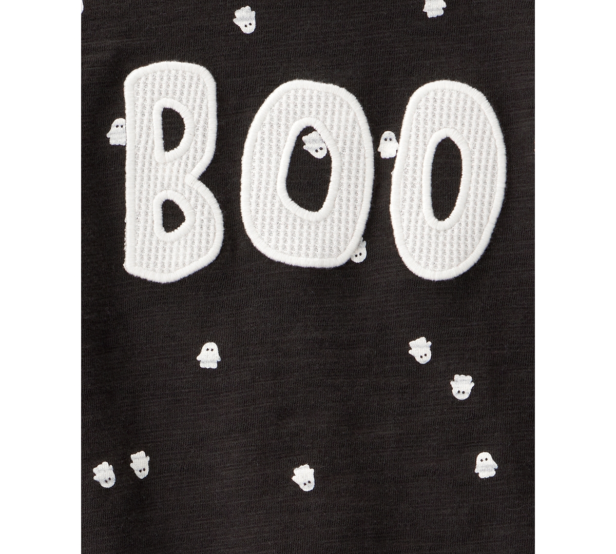 Carter's Baby 2-pc. Ghost Print Halloween Top & Pants Set In Black