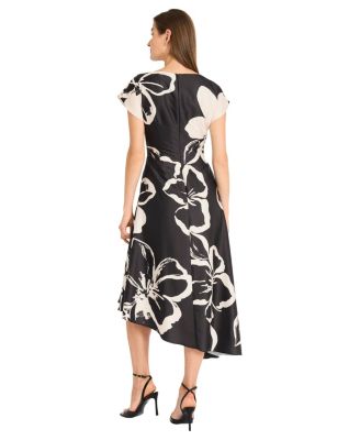 Women's Short-Sleeve Fit & Flare Dress