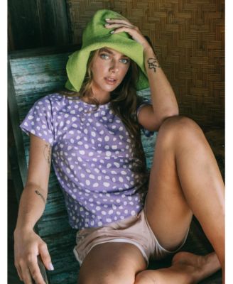 BLOOM Crochet Sun Hat In Lime Green