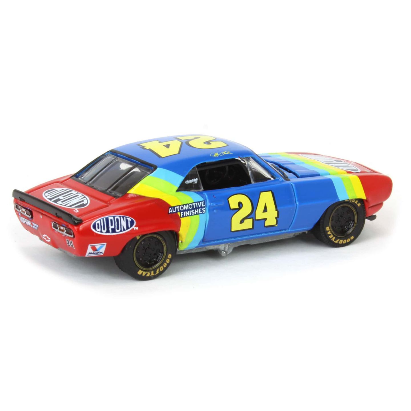 Детская игрушка Greenlight 1/64 Scale Jeff Gordon First Win Tribute 1969 Camaro Diecast Replica Vehicle — фото 3