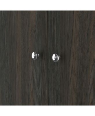 Dakari Multistorage Double Door Cabinet, Five Shelves