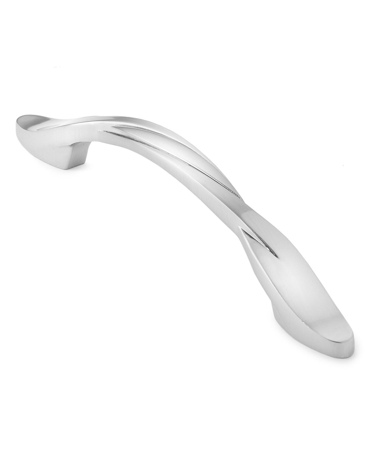 5 Pack Solid Braided Kitchen Cabinet Pulls Handles (5&#x22; Hole Centers) - Drawer/Door Hardware - Style M260 - Satin Nickel - Satin nickel