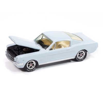 1/64 1965 Ford Mustang Fastback Blue Collector Tin