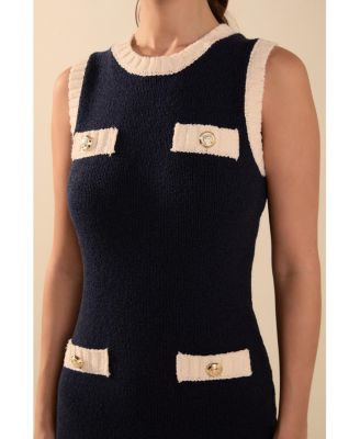 Women's Crochet Knit Maxi Dress