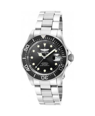 Мужские часы Invicta 17039 Pro Diver с автоподзаводом и черным циферблатом с 3 стрелками
