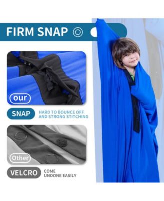 Small Blue Kids Full Body Sensory Socks