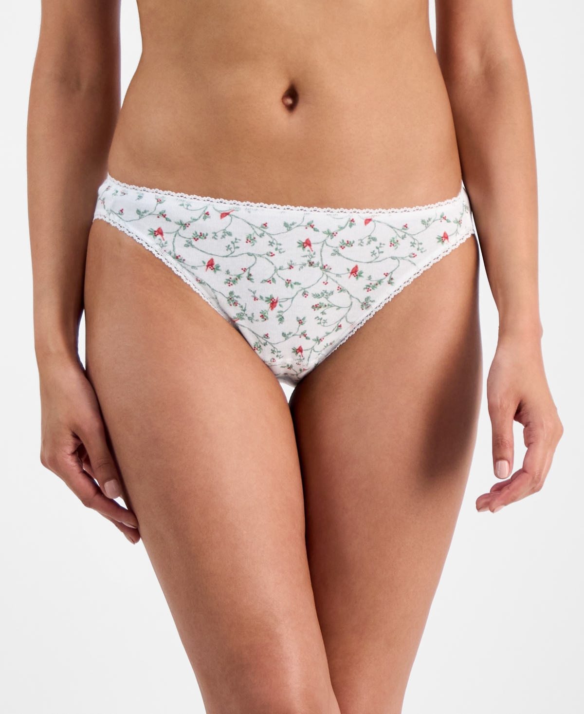 Charter Club Women's Everyday Cotton Bikini Underwear, Created For Macy's In Multi
