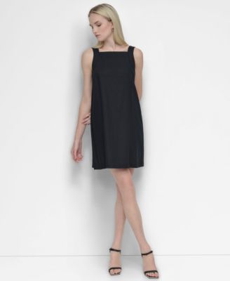 DKNY - Women's Bow-Back Sleeveless A-Line Dress