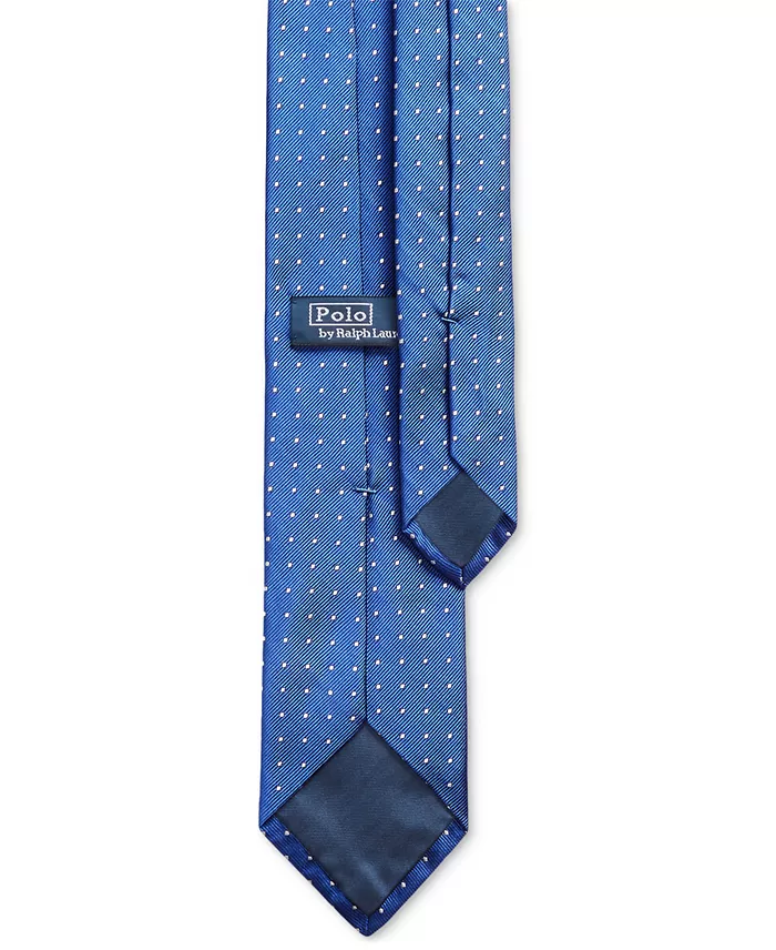 Men's Polka-Dot Silk Repp Tie - thumbnail 5