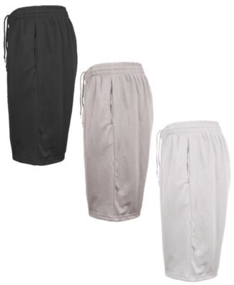 Men's 3-Pack Jump Start Lightweight Breathable Moisture Wicking Mesh Shorts