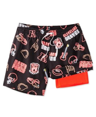 Chubbies - Men's 5.5" Brown Cleveland Browns The Neon Lined Classic Swim Trunks