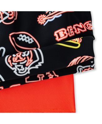 Мужские плавки Chubbies 5,5 дюйма черного цвета Cincinnati Bengals с классическими плавками на неоновой подкладке