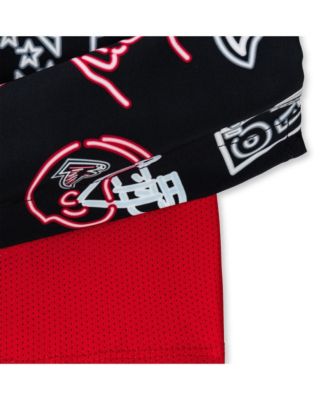 Классические плавки Chubbies мужские 5,5-дюймовые черные Atlanta Falcons на неоновой подкладке