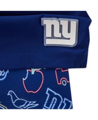 Классические плавки Chubbies для мужчин 5,5-дюймового темно-синего цвета на подкладке New York Giants