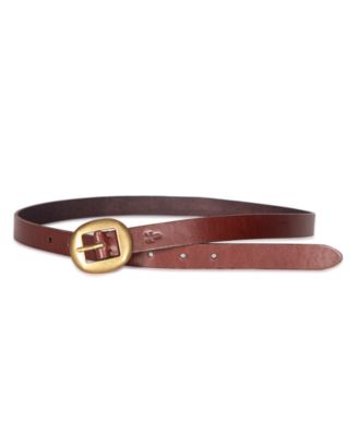Women's Center Bar Leather Belt