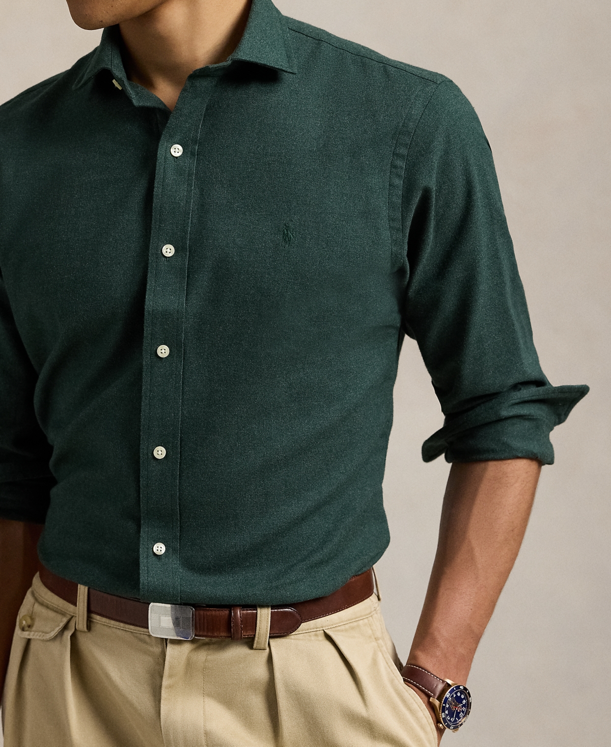 Polo Ralph Lauren Men's Classic-Fit Performance Twill Shirt