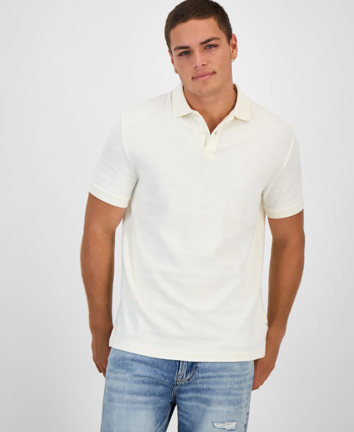 Мужская трикотажная рубашка поло