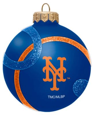 Memory Company - New York Mets Traditional Ball Circle Pattern Ornament