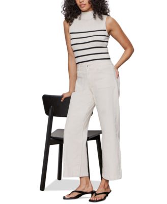 Women's League High-Rise Crop Wide-Leg Jeans 