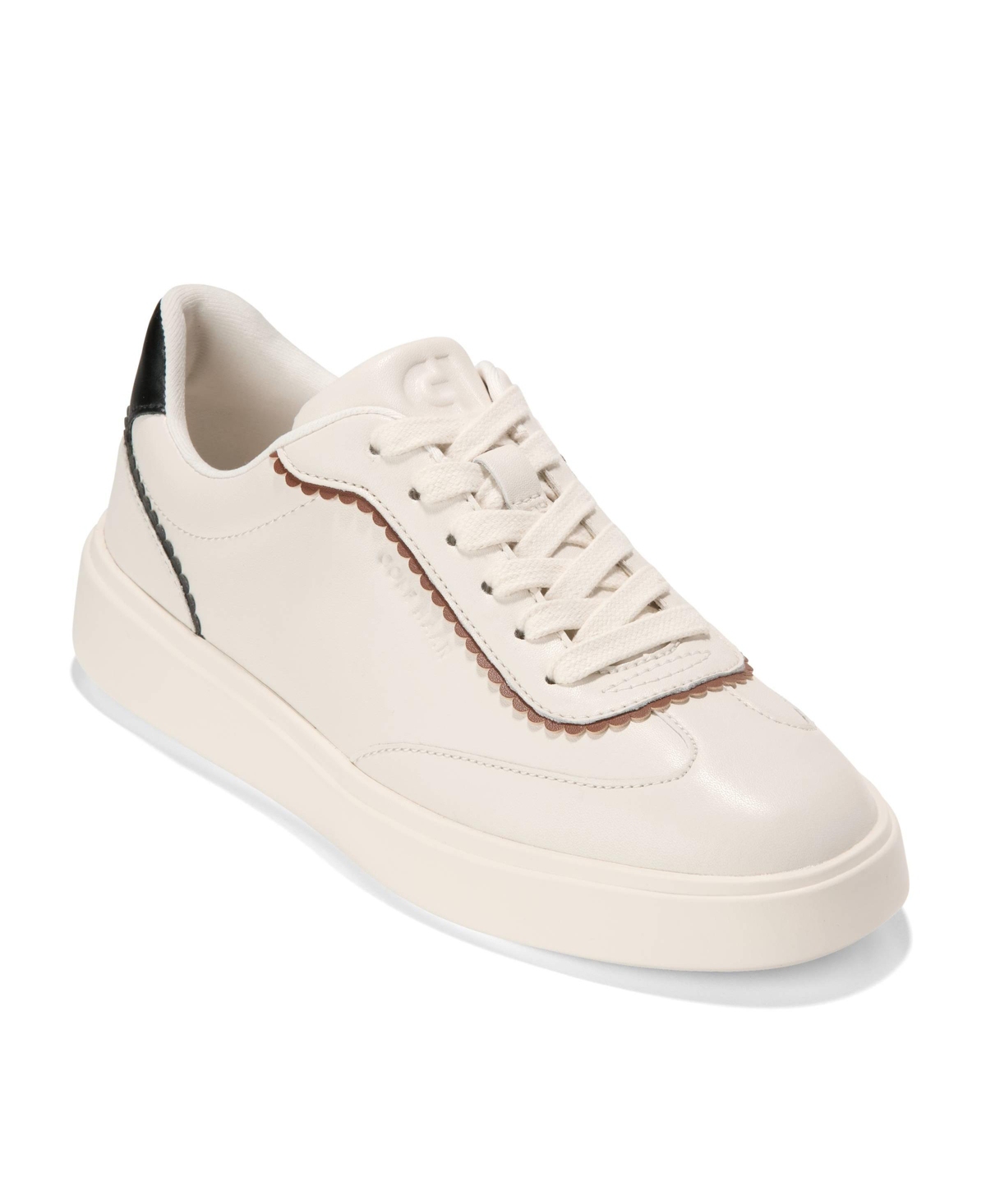 Women's Grand Crosscourt Arlowe Sneakers - Tuscan Sand Suede, White Leather