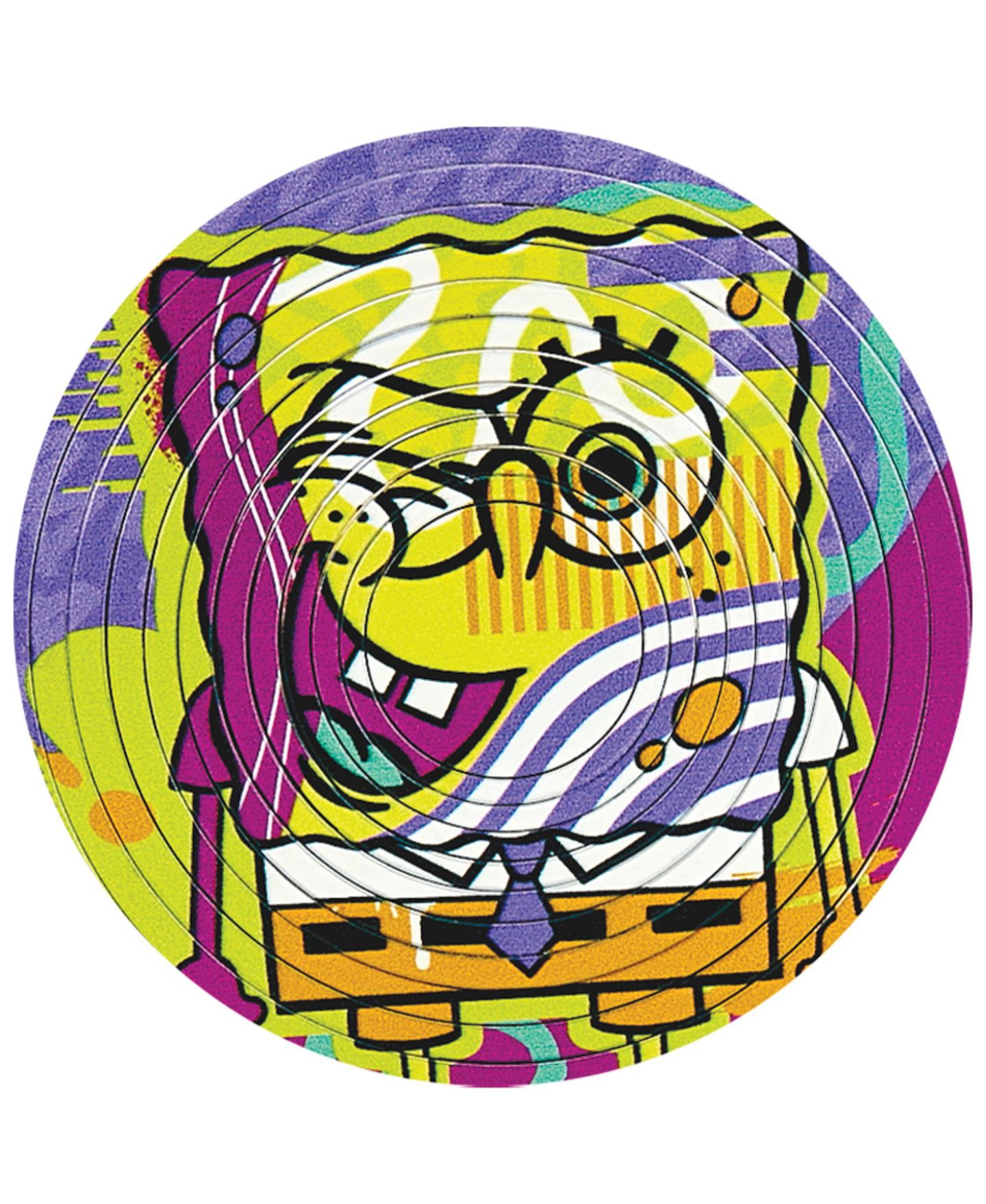 Детские игрушки Spinflip Spin Flip SpongeBob & Patrick Double-Sided 12-Ring Puzzle, Ages 8+ — фото 5
