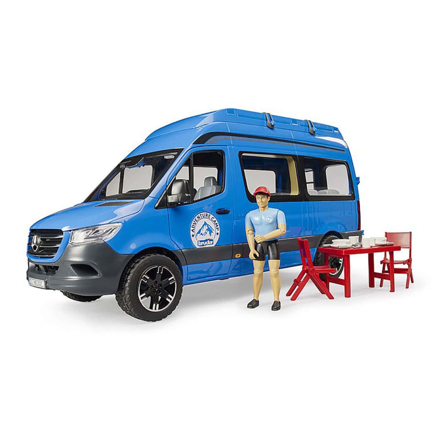 Детская игрушка Bruder 1/16 Scale Mercedes Benz Sprinter Camper Van With Retractable Sun Awning — фото 3