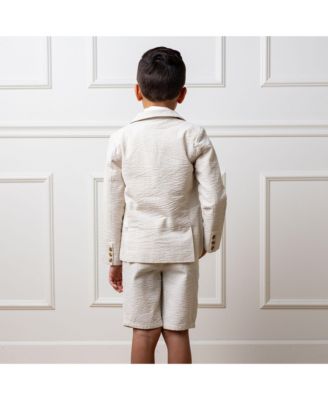 Toddler Boys Hope and Henry Cotton Seersucker Short