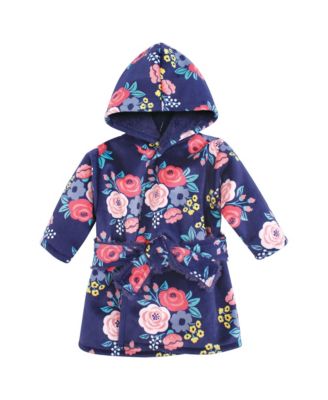 Baby Girls Mink with Faux Fur Lining Pool and Beach Robe Cover-ups