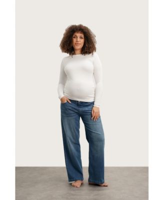 Maternity NOM Slouch Under the Belly Denim