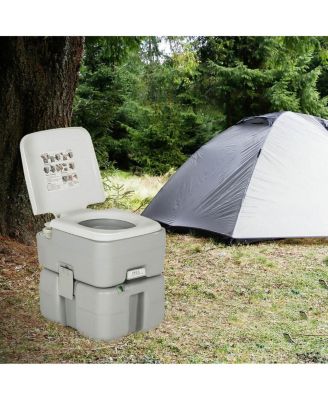 5.3 Gallon Portable Waste Tank with Built-In Rotating Spout